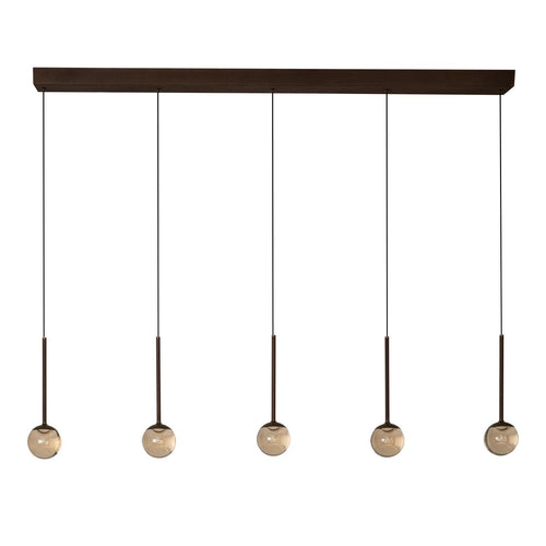 Lucide hanglamp CALINA - Geïntegreerde LED - Koffie