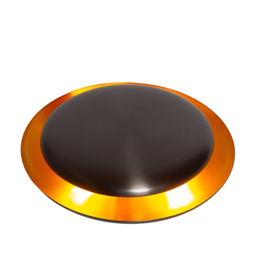 Atmooz wandlamp Ugo - antiek messing - Ø 29 x H 9 cm - G9