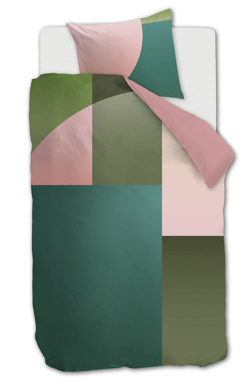 Beddinghouse Dutch Design Dekbedovertrek Abbey Road - 140 x 200/220 cm - Groen