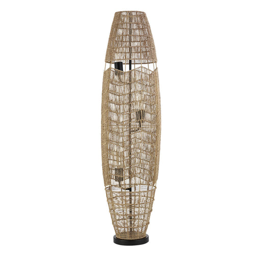 HOME DELUXE Vloerlamp van jute KIKO - Natuurlijk - vtwonen shop