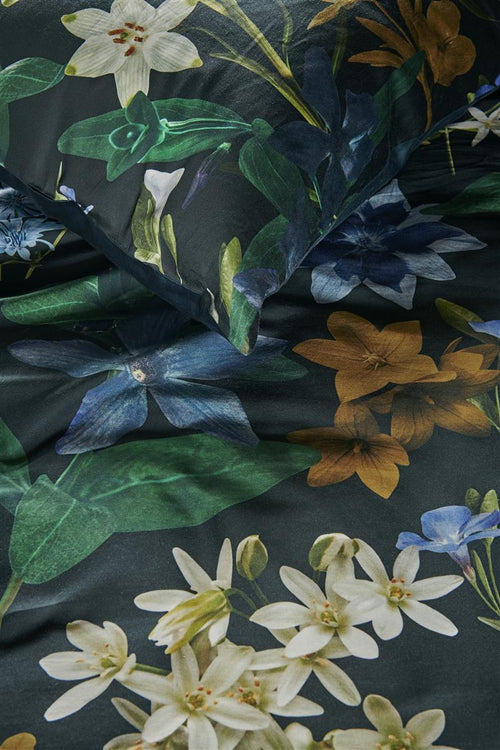 Beddinghouse Eve dekbedovertrek - Tweepersoons - 200x200/220 cm - Blauw Groen