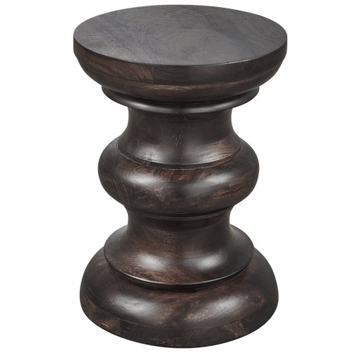 WOOOD bijzettafel Jonah - Hout - Donkerbuin - 42x30x30 - vtwonen shop