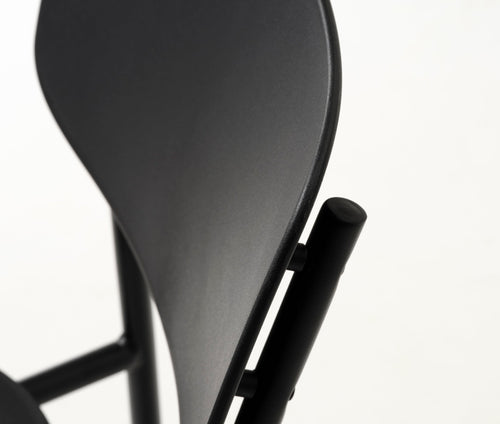 Rebellenclub Eetkamerstoel Strom - Set van 4 - Zwart - vtwonen shop