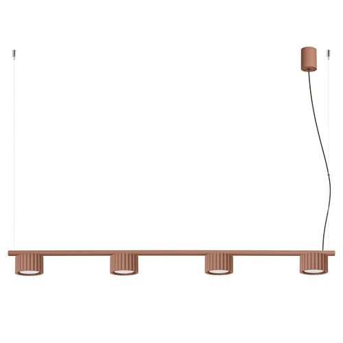 Sollux Lighting Kroonluchter AURA 4 mokka Gx53 - 122x10x208cm