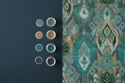 Graham & Brown Vliesbehang - Daraee Tapestry Midnight - 1000x52 - vtwonen shop