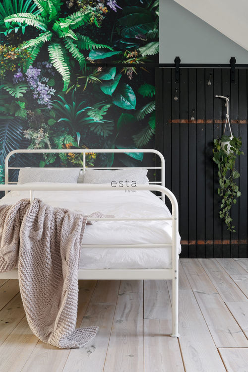 ESTAhome fotobehang tropische planten groen - 232.5 x 279 cm - 158900 - vtwonen shop