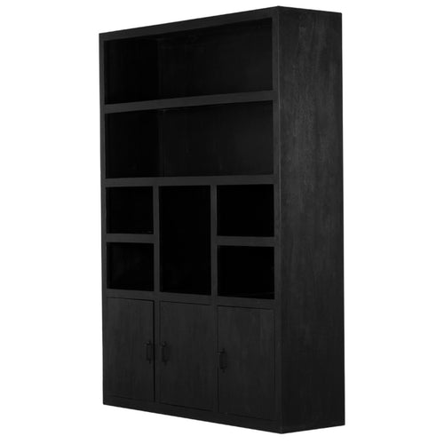 Giga Meubel Kast Xander - Zwart Hout - 160x46x220cm - vtwonen shop