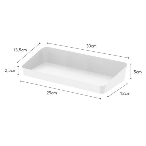 Yamazaki Amenity Tray - Breed - Tower - Wit - vtwonen shop