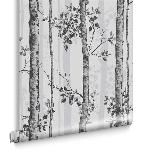 Graham & Brown Vliesbehang - Albero - Zwart/Wit - 10mx52cm - vtwonen shop