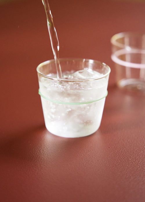 Hübsch drinkglas Orbit - glas - ø8xh7cm