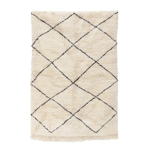 AFK Living vloerkleed Berber - handgemaakt - Wol - 140 cm x 200 cm