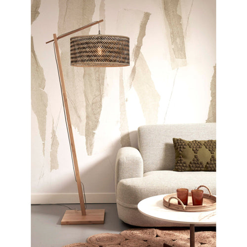 GOOD&MOJO vloerlamp Java - bruin - Ø50cm - vtwonen shop