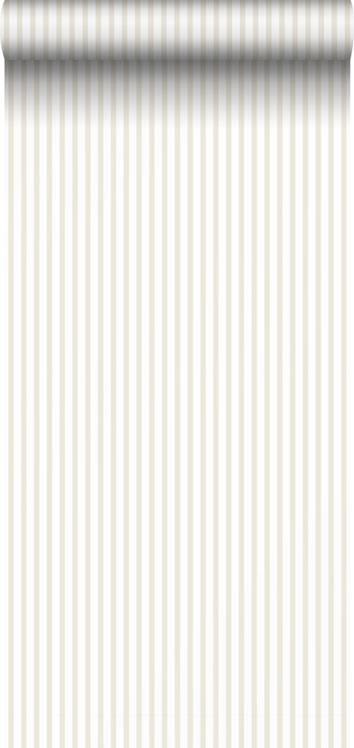 Sanders & Sanders behang strepen beige en wit - 53 cm x 10 m - 640313