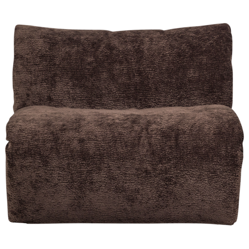 WOOOD 1-zits element Baggy - 3D Chenille - Donkerbruin - 81x91x101 - vtwonen shop