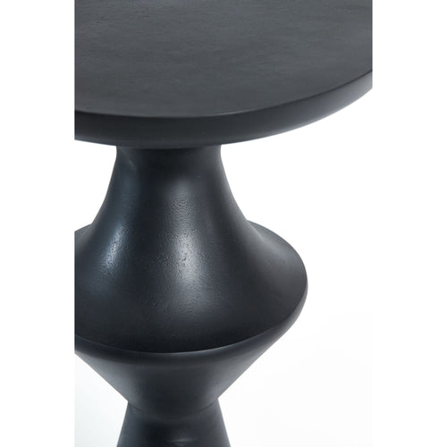 Light & Living bijzettafel Loboc - zwart - 37.5x14x63.5cm