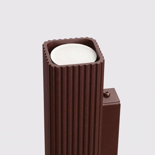 Sollux Lighting Wandlamp RAYO 20 bruin - 6x8x20cm