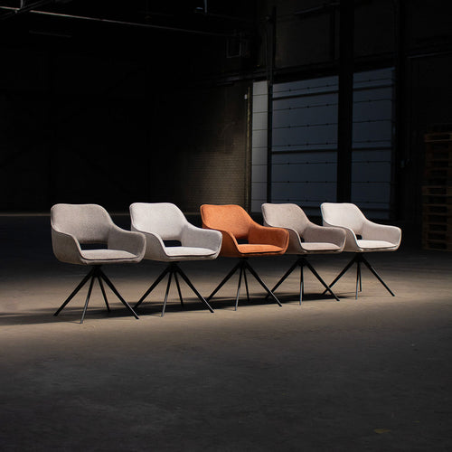 Kick draaistoel Miyo - Grijs