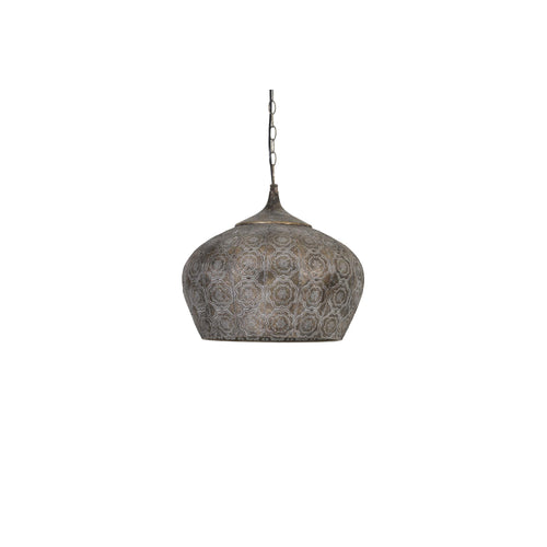 Light & Living hanglamp Emine - bruin - Ø43.5cm