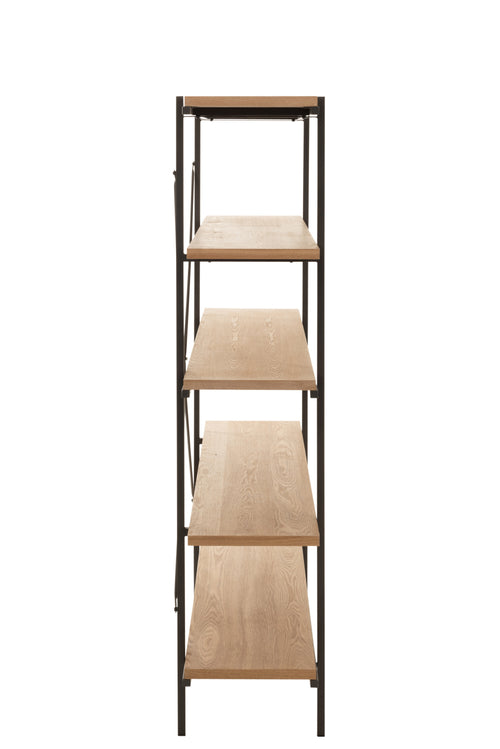 J-Line rek 5 Legplanken - hout/metaal - naturel - vtwonen shop