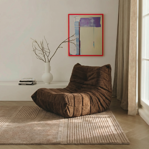 Mrcarpet Vloerkleed Scandinavisch taupe hoog/laag Rosa 160 x 230cm