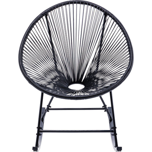 Kare Design Schommelstoel Acapulco zwart