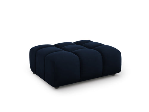 Cosmopolitan Design Poef Sky flueel, koningsblauw - 80x102x43cm