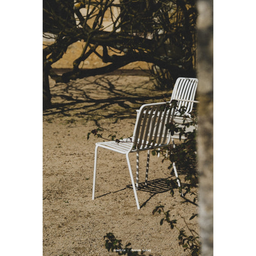 Tikamoon Metalen tuinstoel in crèmekleur - Beige