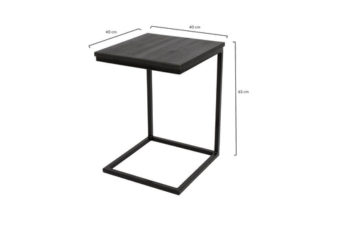 MaximaVida laptop salontafel Chicago zwart - extra hoog - vtwonen shop