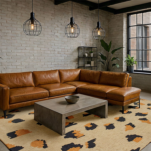 Lola&Moi vloerkleed Natural Skin - beige -170x240cm - vtwonen shop