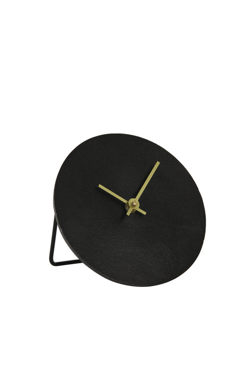 Light & Living klok  - zwart - 15x0.5x15 cm
