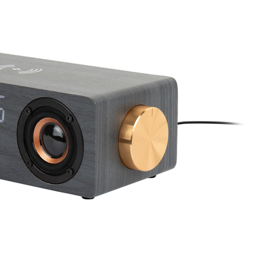 Karlsson wekker Classic BT - zwart - 25x10.2x8cm - vtwonen shop