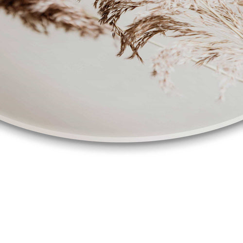 Reinders glasschilderij Pampasgras - Ø 70cm
