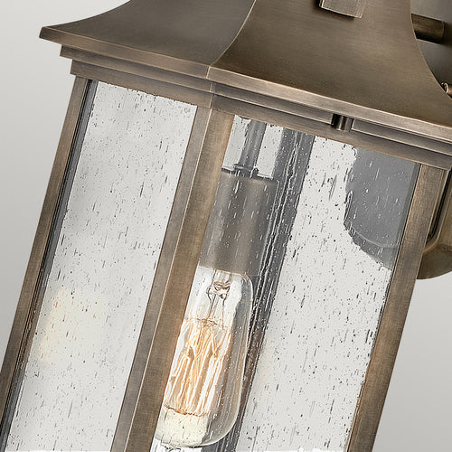 Elstead Hinkley Grant Outdoor Wandlantaarn Gebronsd Brons, IP44