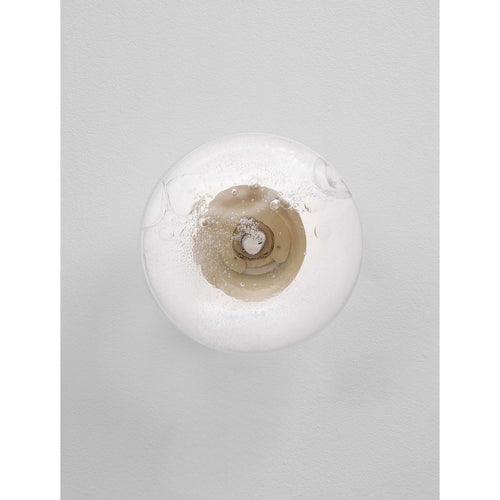 Nova Luce KING 26 cm wandlamp, messing goud, geblazen heldere LED G9 1x5W