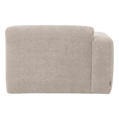 WOOOD chaise longue bank links Mojo Base - Rib - Ecru - 74x112x162