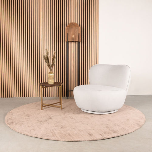 LABEL51 Fauteuil Bunny - Crème - Draaibaar - 92x75x73cm