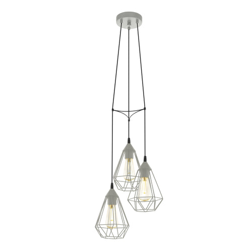 EGLO hanglamp Tarbes - 3xe27 - ø 31 cm - grijs - vtwonen shop