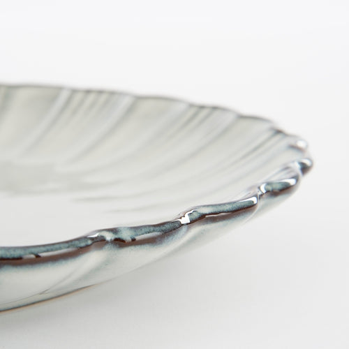 Mica Decorations Corfu Dinerbord - H3 x Ø27 cm - Keramiek - Grijs - vtwonen shop