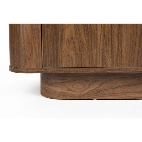Housecraft Living Almira Salontafel 120x60 cm Hout/ Marmerlook Walnootkleur - Bruin