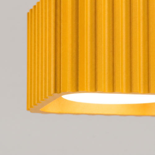 Sollux Lighting Plafondlamp RIFF 1 geel Gx53 - 10x10x6cm