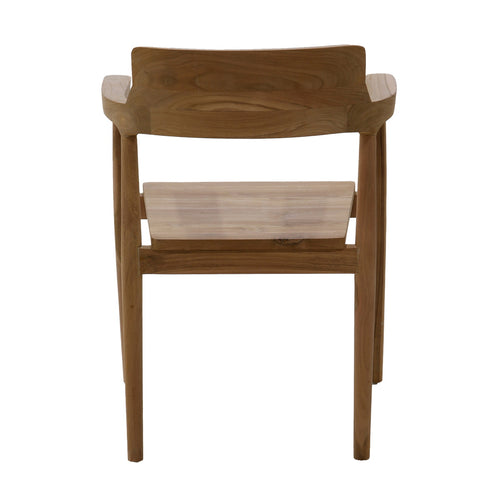 DÉJA Living Eetkamerstoel Hazel - Teakhout - Naturel - Set van 2 - vtwonen shop