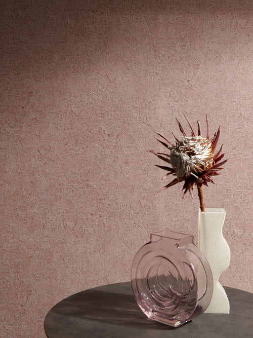 Masureel behang effen roze - 53 cm x 10.05 m - 630570 - vtwonen shop