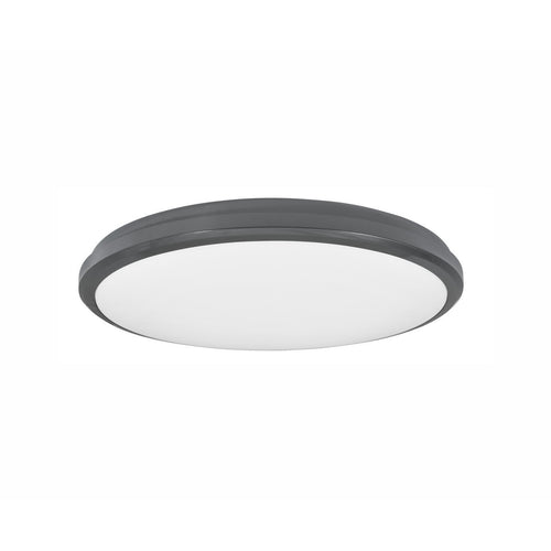 Merano Dearborn Outdoor Flush Donkergrijs ABS, LED 25W 37280Lm 3000K IP54 Inclusief AC-driver