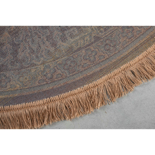 Housecraft Living Raz Vloerkleed Rond 160 cm Perzisch/ Oosters Motief Camel - vtwonen shop