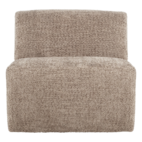 WOOOD 1-zits bank Mojo Base - Wollig - Donkerzand - 74x84x97