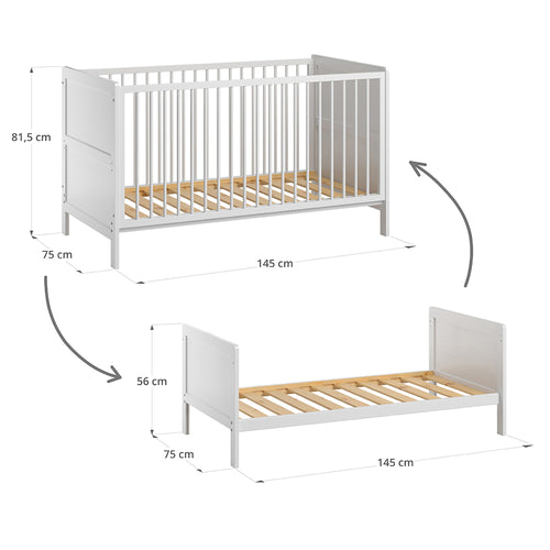 Babybed dat met je meegroeit NUAGE