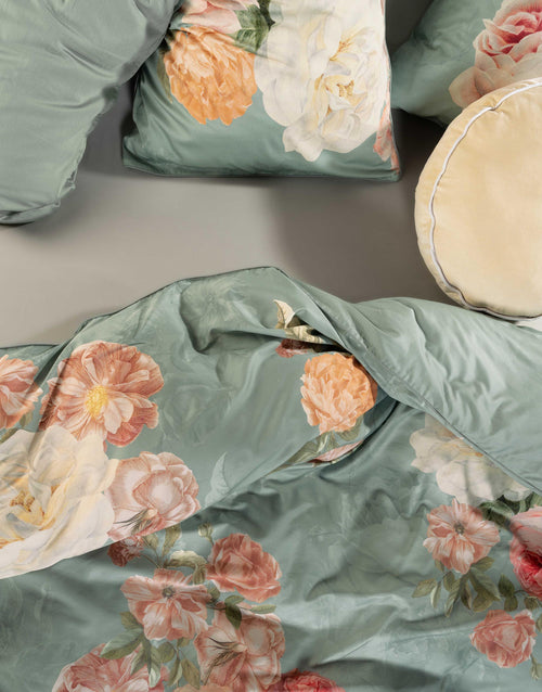 Essenza Orianna dekbedovertrek - Lits-Jumeaux XL – 260x200/220 cm - Dusty teal