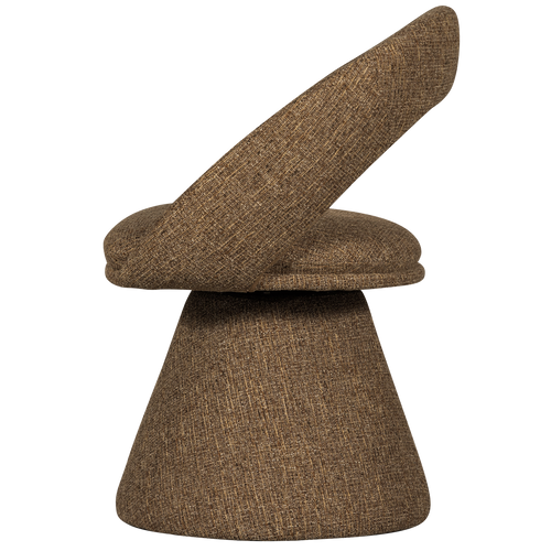 WOOOD draaibare eetkamerstoel Winter - Naturel Melange - 80x63x57 - vtwonen shop