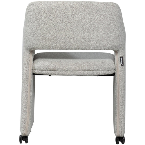 WOOOD eetkamerstoelen Lyric - Bouclé - Greige - Set van 6 - vtwonen shop