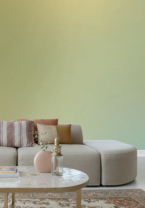 ESTAhome fotobehang kleuroverloop groen - 2.5 x 2.79 m - 159514 - vtwonen shop